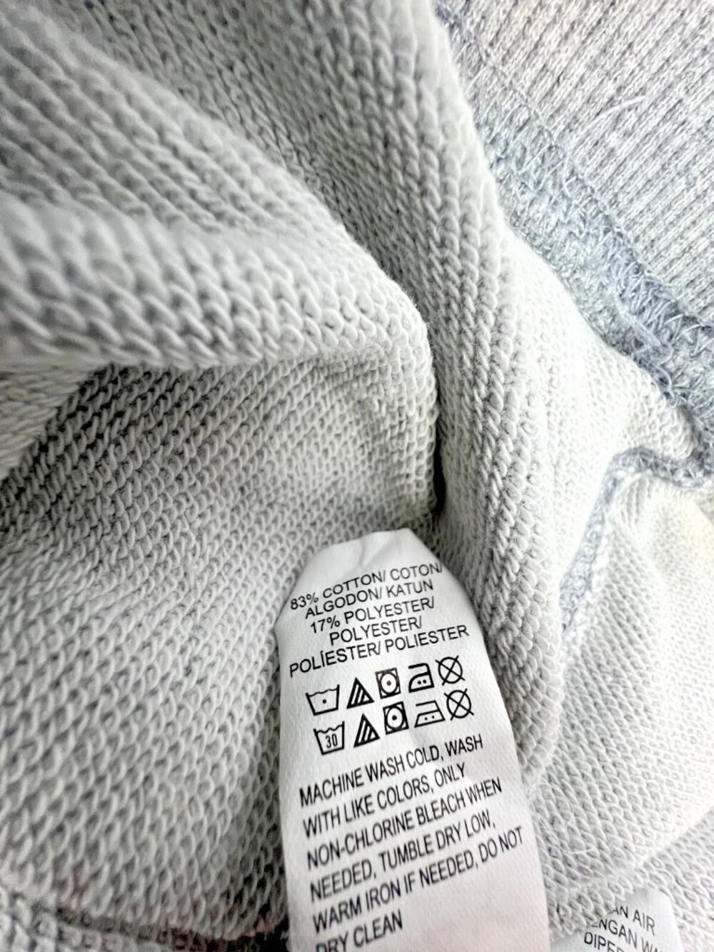 Triumph by Lucky Brand Tiger Embroidered Crewneck Sweater – Men’s Small Gray - Picture 6 of 6
